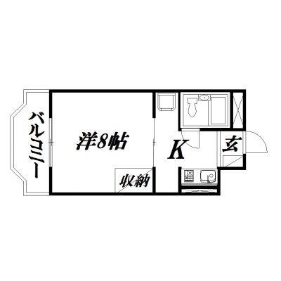 【浜松市中央区安松町のマンションの間取り】