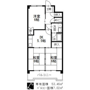 タキマツ第3マンションの間取り