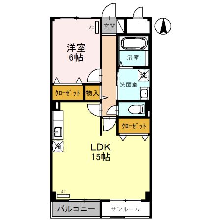 ウィルモア布瀬の間取り