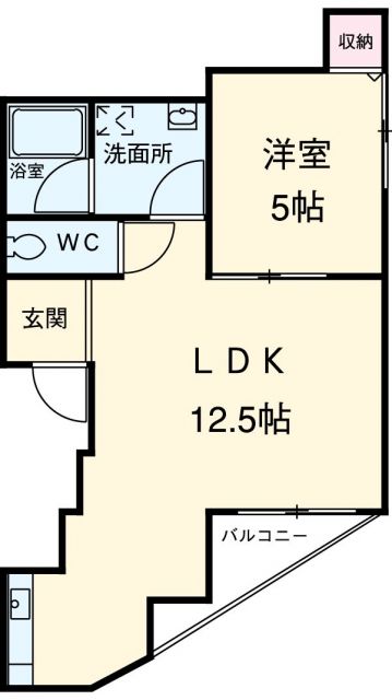 名古屋市中村区畑江通のマンションの間取り