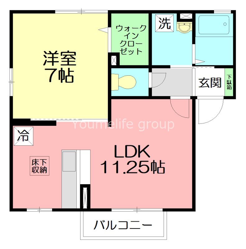 コルムイーストの間取り