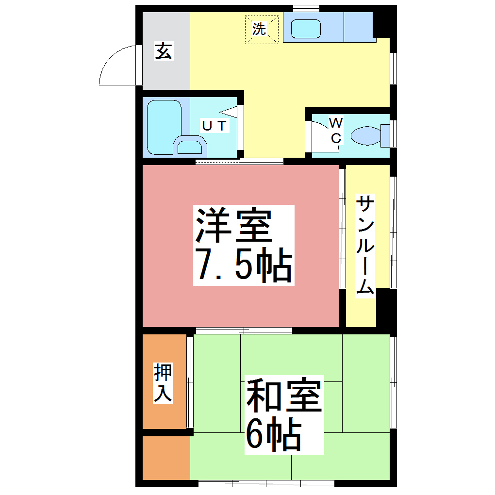 MHビルの間取り