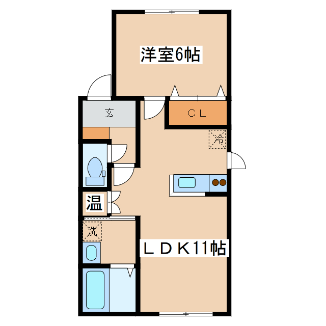 iハイツの間取り