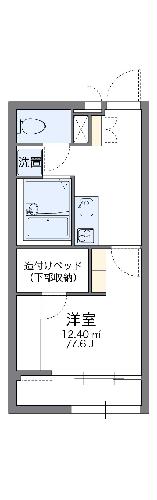 レオパレス向山IIの間取り