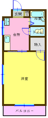 アークヒルズ上田IIの間取り