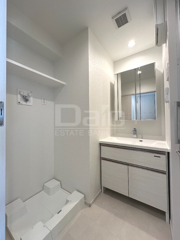 洗面設備　※写真は別タイプ別部屋です。