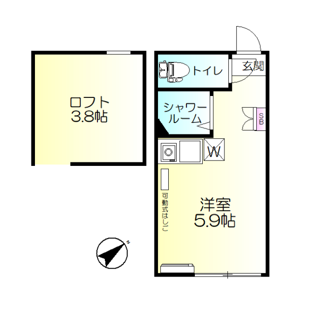 レオポルダ桜木町の間取り