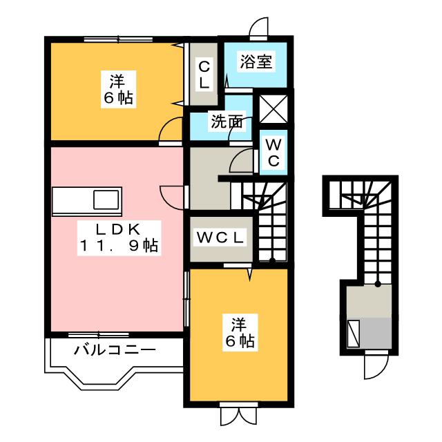 イーストワンの間取り