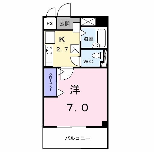 サニーコート月島の間取り