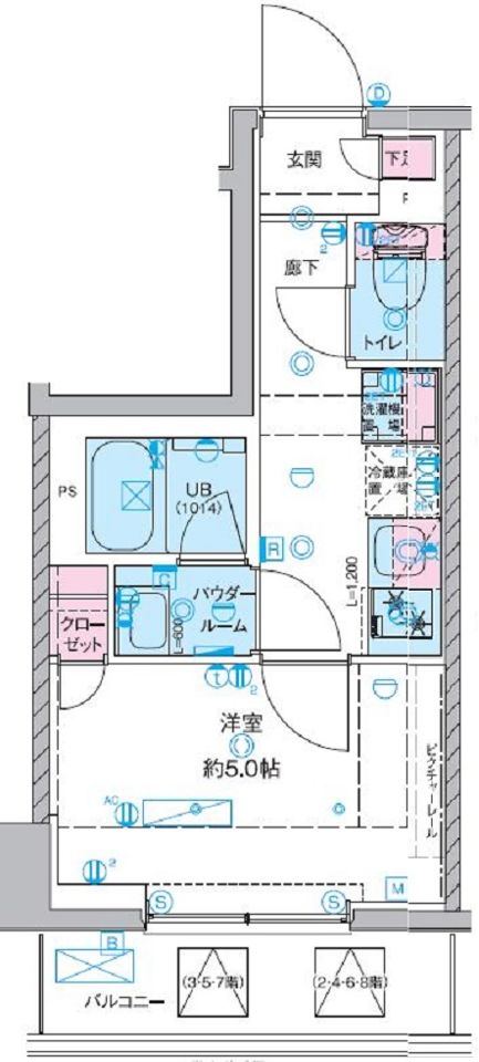 ジェノヴィア桜上水IIの間取り