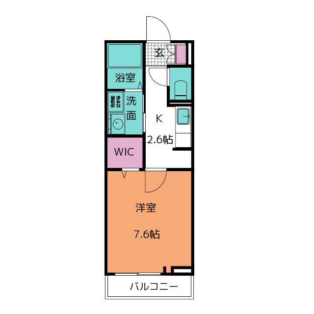 ブルーメＡの間取り