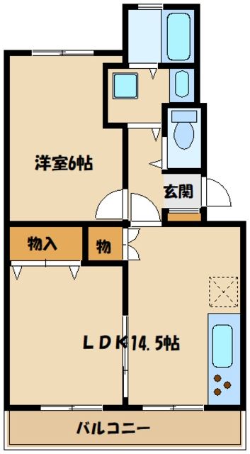 麻生ハイツの間取り