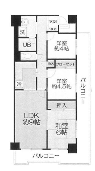 翠峯壱番館の間取り