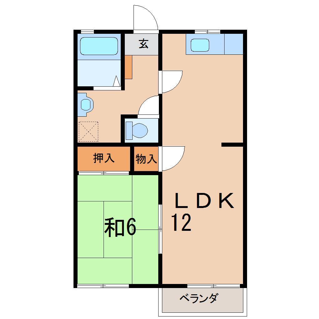 メープルえんどうＡの間取り