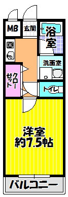 パストラル桜井の間取り