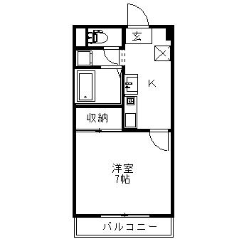 メゾンシャルマンの間取り