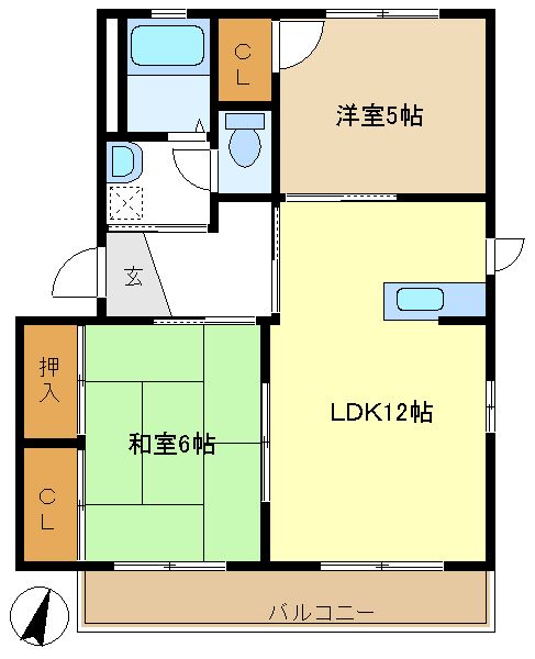 シャトルロイヤルIの間取り