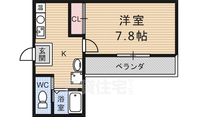 ボヌール深草の間取り