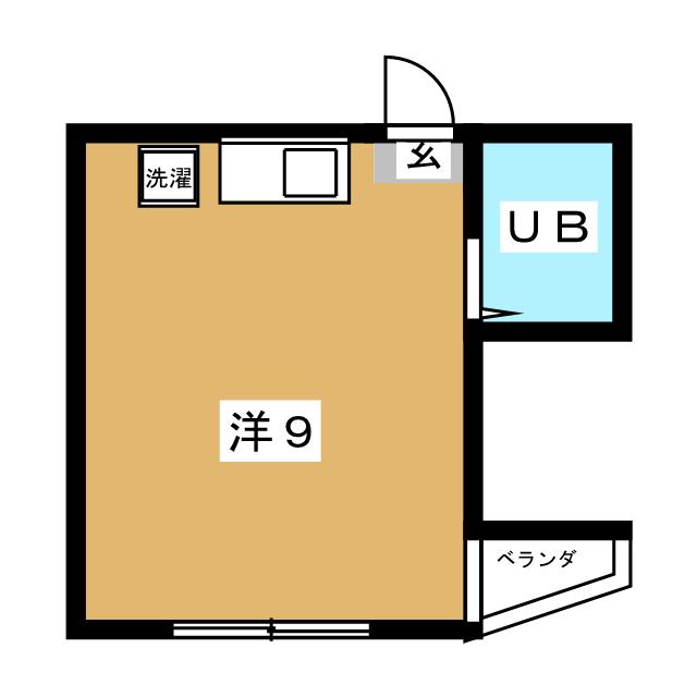 武蔵台マンションの間取り