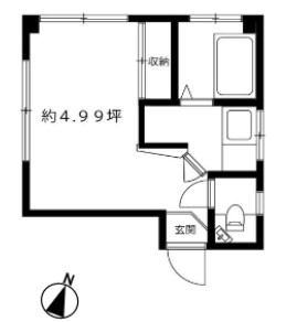 マンションうぐいすの間取り