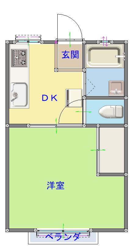 シャンポールの間取り写真