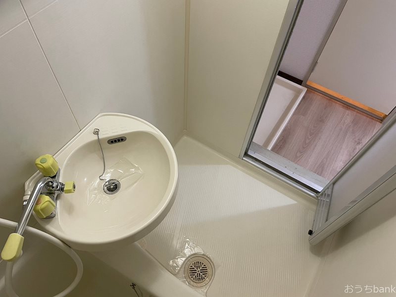 洗面設備　浴室にある洗面台。