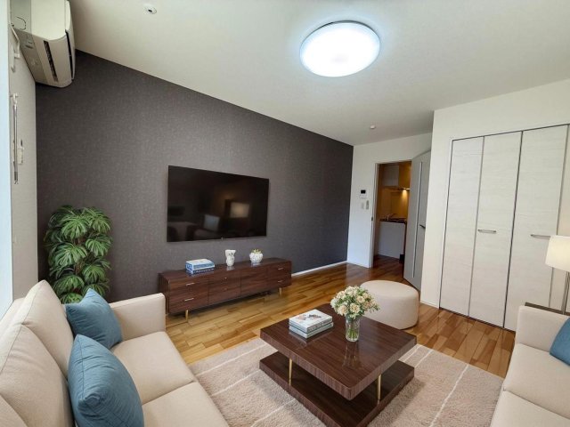 居室・リビング　本画像はAIのCG作成イメージであり実際に現地に家具は置かれ