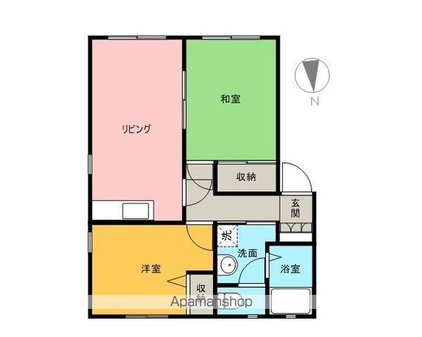 プラムコート桜木A棟の間取り写真