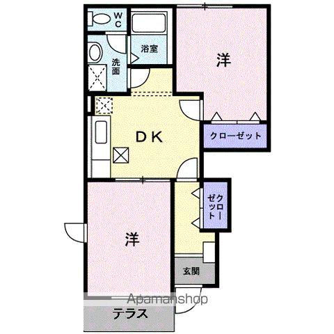 ヴィラエミネンスAの間取り写真