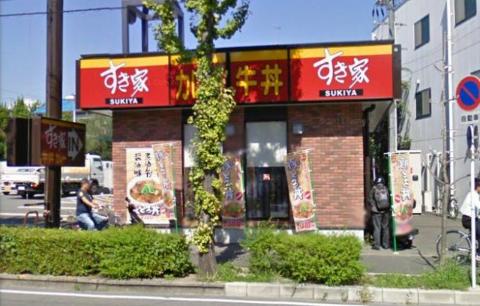 　すき家茨木中穂積店（その他　642m）