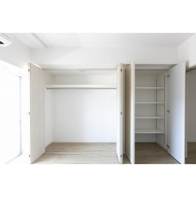 収納　十分な収納スペースがあります