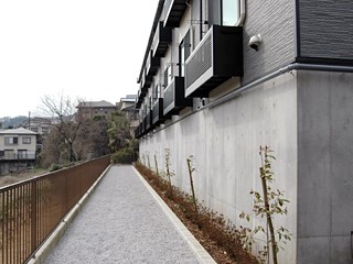 バルコニー　南向きです。