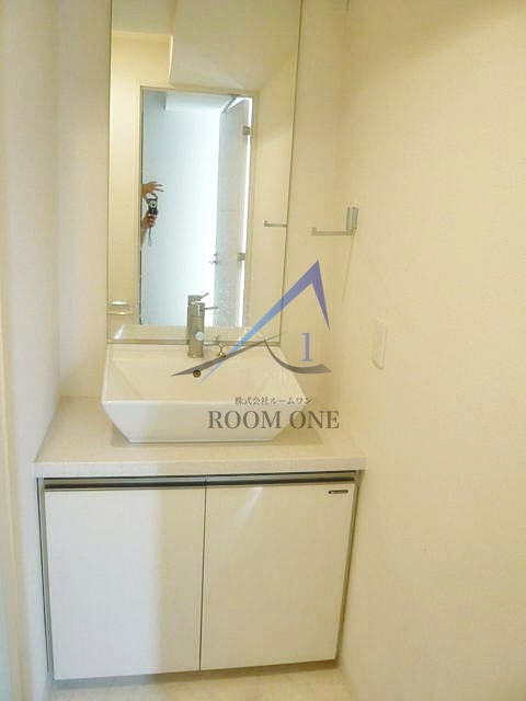 洗面設備　洗面台です。