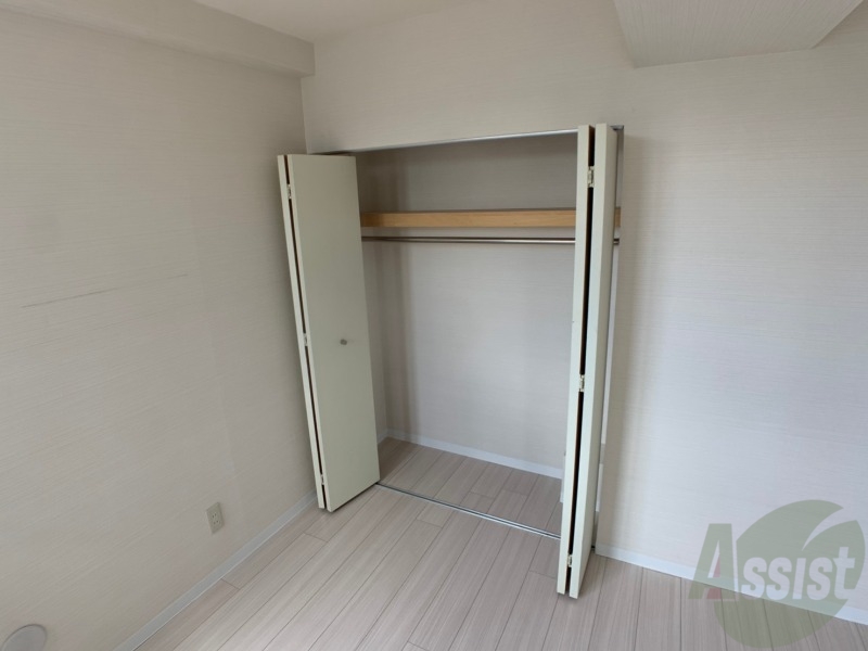 収納　洋室にはクローゼットがあるのですっきり片付きそうです。