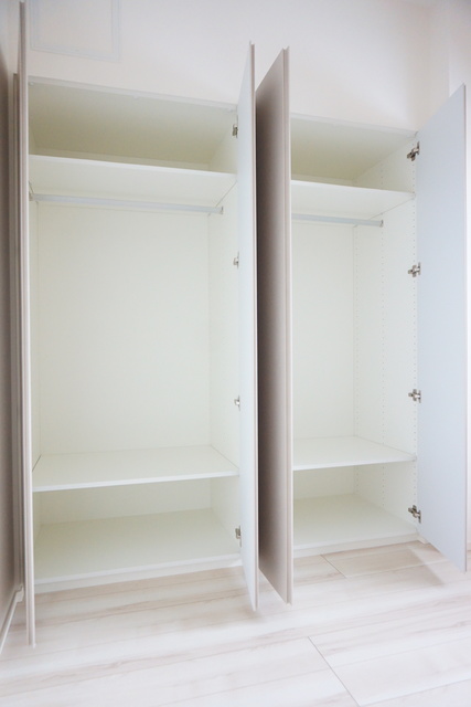 収納　収納はクローゼットタイプなので、整理整頓はかどります☆