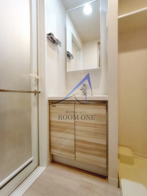 洗面設備　洗面台です。