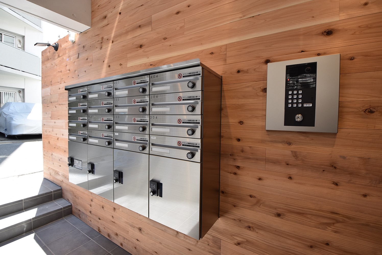 その他共有部分　スタイリッシュなメールボックス