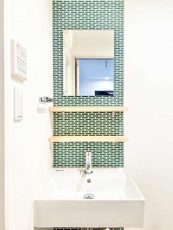 洗面設備　デザイン性と機能性を両立