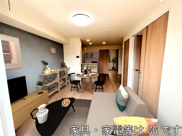 居室・リビング　※家具・家電等はCG