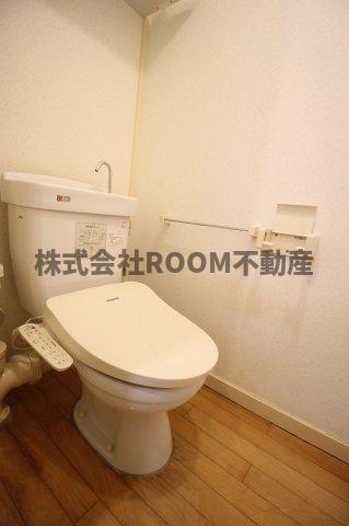 トイレ　ゆったりとした空間のトイレです