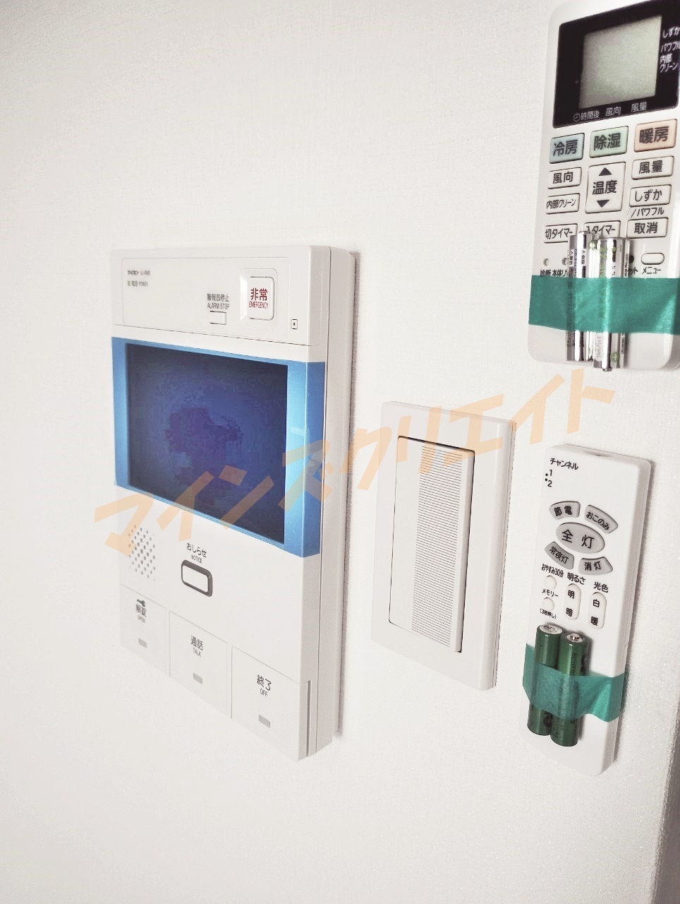 セキュリティ　同物件別部屋参考写真