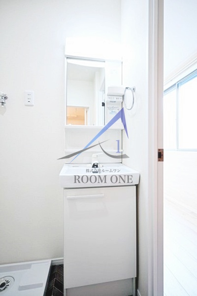 洗面設備　洗面台です。