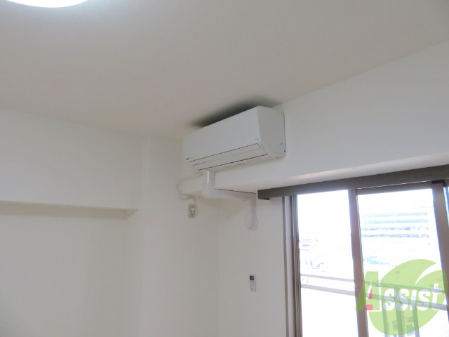 その他設備　エアコンが設置してありますので、寒暖対策もばっちり。