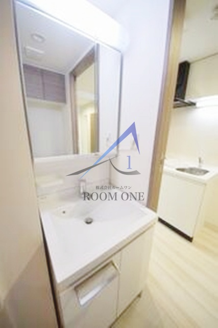 洗面設備　洗面台です。