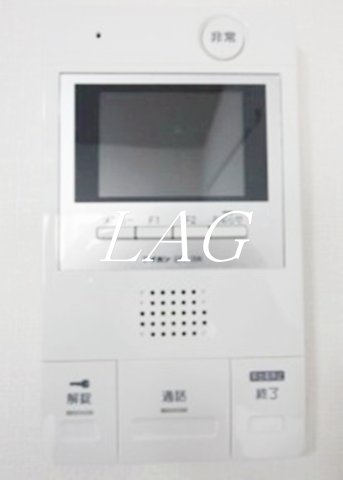 セキュリティ　モニター付きインターホンです。