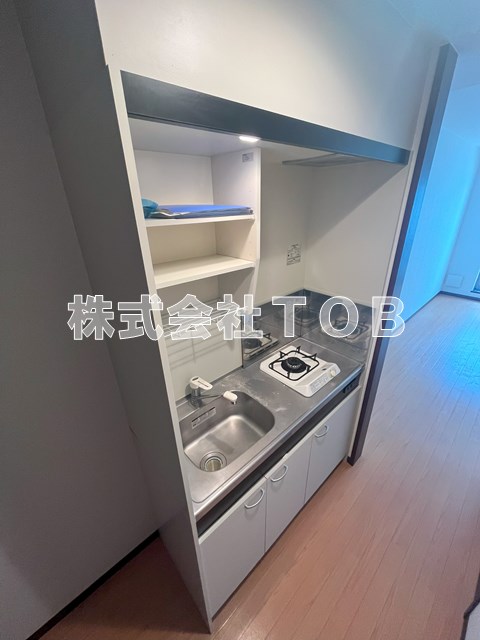 キッチン　1口ガスコンロ