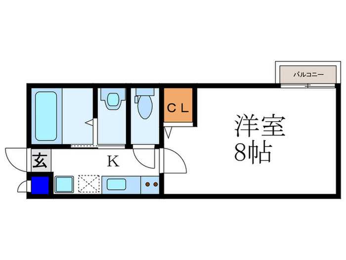 ア-クリ-ド五条堀川の間取り写真