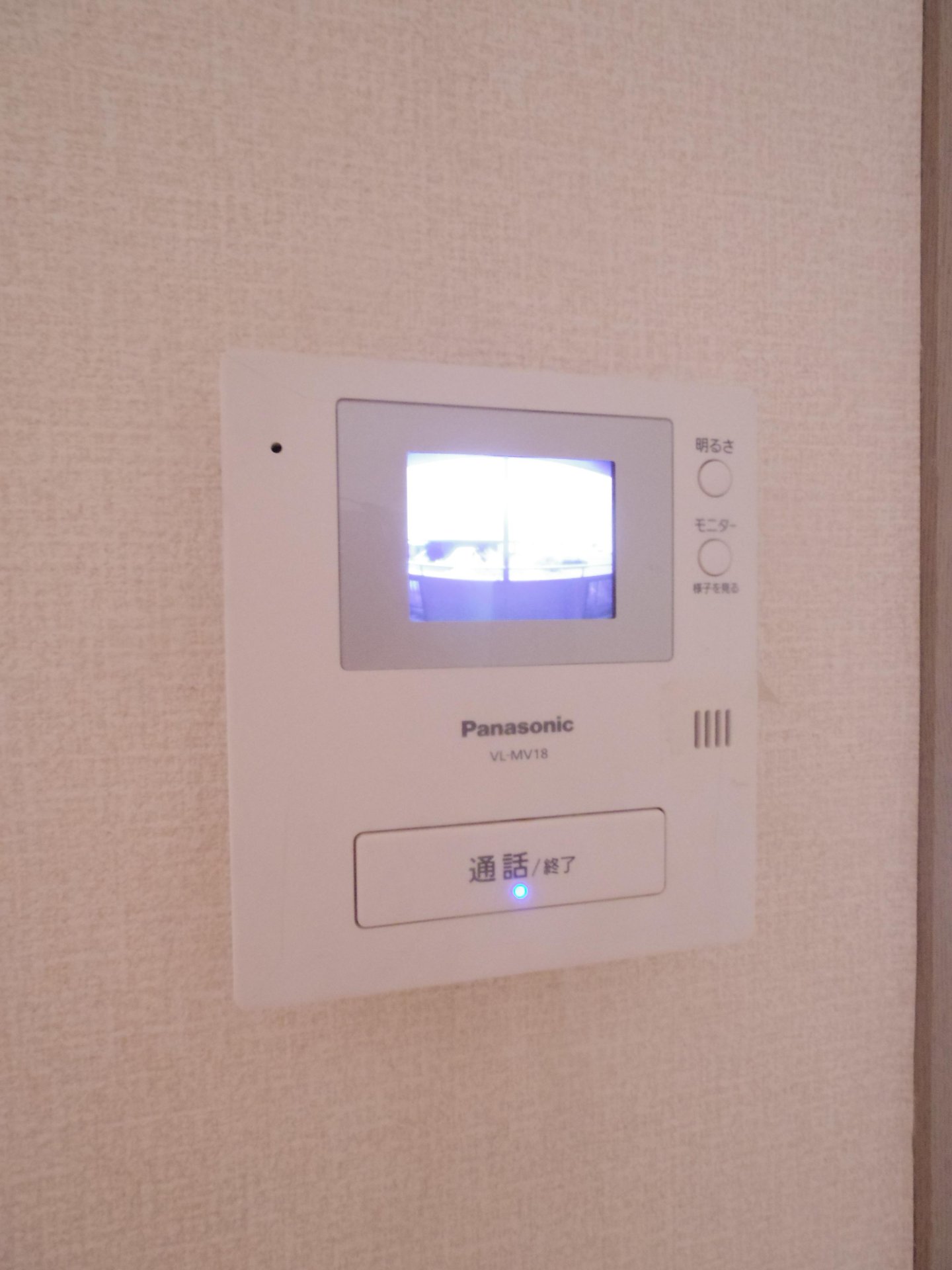 セキュリティ　※他号室写真です