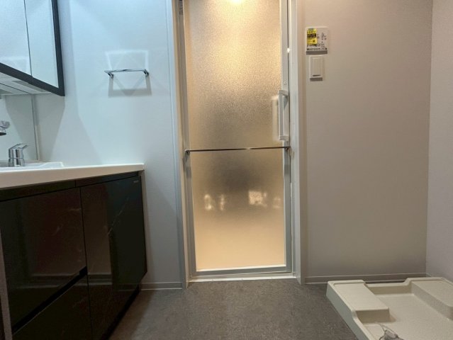 玄関　脱衣スペースもあります
