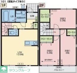 @桜ヶ丘の間取り写真
